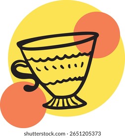 Cup Coffee Cappuccino Line art
