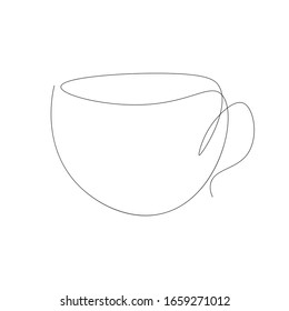 Cup of coffee card vector illustration