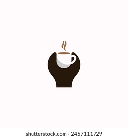 Cup coffee combine with wrench logo design, relax mechanic logo concept