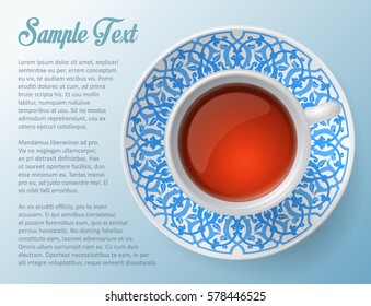 cup of coffee, decorative design