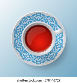 cup of coffee, decorative design