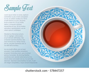 cup of coffee, decorative design