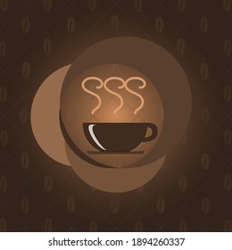 cup of coffee. coffee design. coffee icon. cup. coffee logo