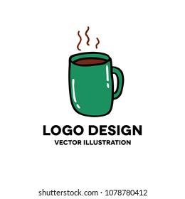 cup of coffee doodle icon