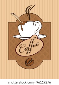 cup of coffee with drops