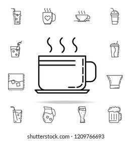 cup of coffee dusk icon. Drinks & Beverages icons universal set for web and mobile