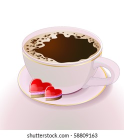 Cup of coffee, eps10 format