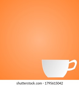 Cup of Coffee. Espresso. Black coffee icon. Vector