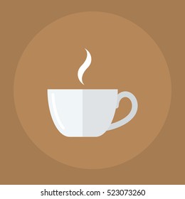 Cup Of Coffee Flat Icon