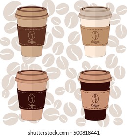A cup of coffee to go
