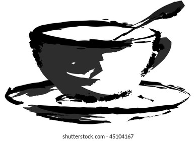Kaffeebecher im grandiosen Stil