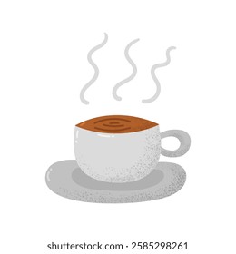 Cup of coffee hand drawn doodle vector illustration design