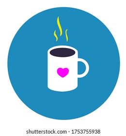 cup of coffee with heart