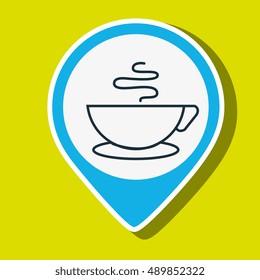 cup coffee hot steam