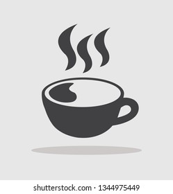 cup of coffee hot vector