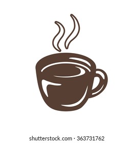 Cup of coffee icon.