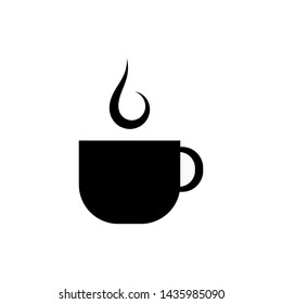  a Cup of Coffee Icon in Black