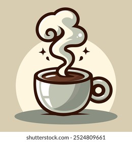 Cup of Coffee, coffee icon, cartoon cup of coffee