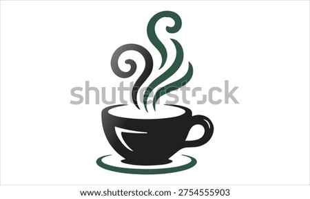 cup of coffee icon Coffe or tea cups vector icon collection. Cup hot icons design