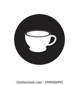 Cup of coffee icon design. isolated on white background illustration