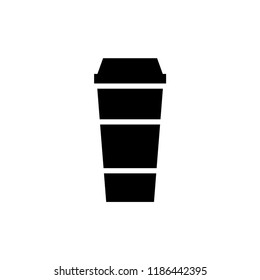 Cup of coffee icon ,disposable cup coffee icon
