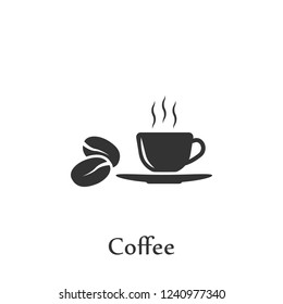 A cup of coffee icon. Element of drink icon for mobile concept and web apps. Detailed A cup of coffee icon can be used for web and mobile