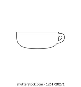 cup of coffee icon. Element of web for mobile concept and web apps icon. Thin line icon for website design and development, app development