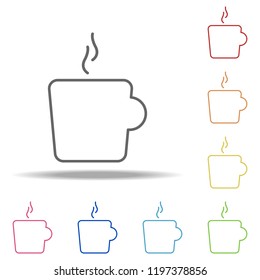 a cup of coffee icon. Elements of Web in multi colored icons. Simple icon for websites, web design, mobile app, info graphics