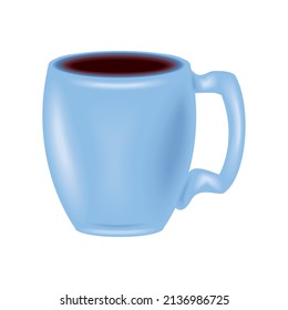 cup of coffee icon flat vector