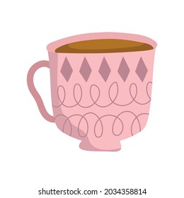 cup of coffee icon isolated