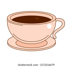 icono de taza de café aislado