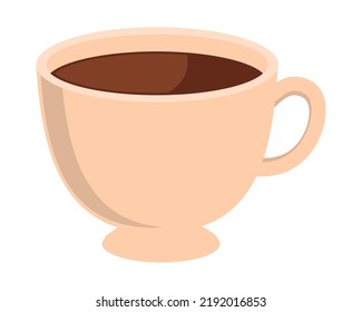 Tasse Kaffee-Symbol einzeln
