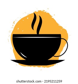 icono de taza de café aislado