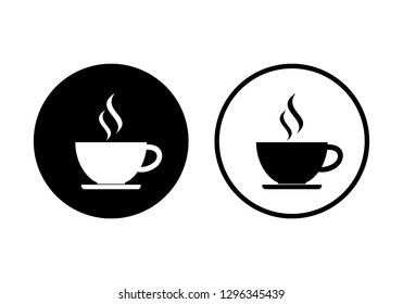 Cup of coffee. Coffee cup icon. Coffee icon isolated on white background