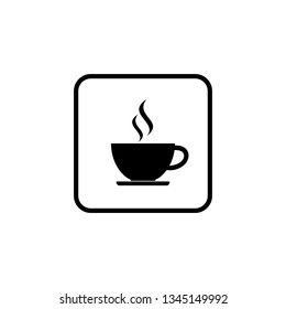 Cup of coffee. Coffee cup icon. Coffee icon isolated on white background