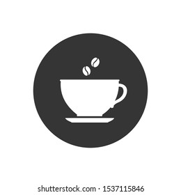 Cup of coffee. Coffee cup icon. Coffee icon isolated on white background