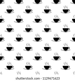 a cup of coffee icon in Pattern style