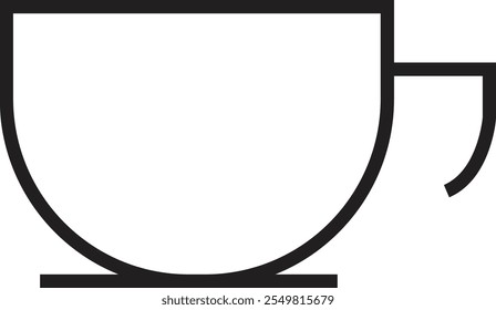 Cup coffee icon. Silhouette tea cup symbol, espresso sign in vector flat. Coffee cup icon flat set, pack, collection. Vector illustration symbol and bonus pictogram.