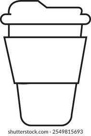 Ícone de café. Símbolo de xícara de chá de silhueta, sinal de expresso em vetor plano. Ícone de xícara de café conjunto plano, pacote, coleção. Símbolo de ilustração vetorial e pictograma bônus.