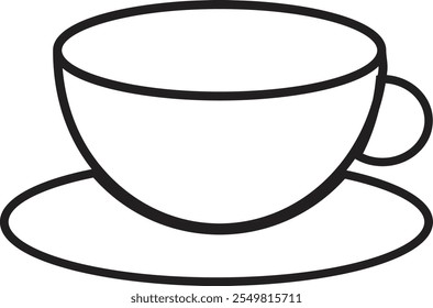 Icono de la taza de café. Silueta de la taza de té, Vector Iniciar sesión espresso plano. Conjunto plano del icono de la taza de café, paquete, colección. Ilustración vectorial y pictograma de bonificación.