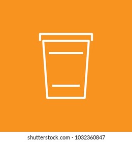 cup of coffee icon, stock vector, eps10.