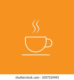 Cup of coffee icon, stock vector, eps10.