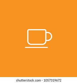 Cup of coffee icon, stock vector, eps10.