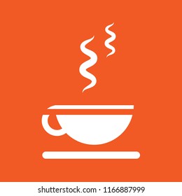 Cup of coffee icon, stock vector illustration, EPS10.