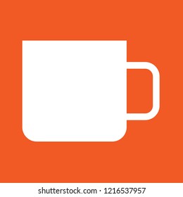 Cup of coffee icon, stock vector illustration, EPS10.