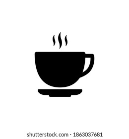Cup of coffee icon symbol vector on white background
