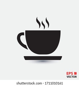 Cup of coffee icon vector design. Eps 10 vector illustration.