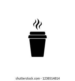 cup of coffee icon vector, icons on white background