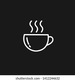 cup of coffee icon. Vector illustation.
