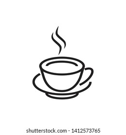 cup and coffee icon vector illustration